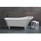Alfi Brand 67" White Matte Clawfoot Solid Surface Resin Bathtub AB9960 - alternate 2